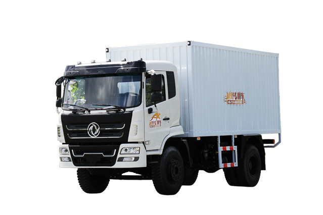 DF 4×2 ဗင် သယ်ယူပို့ဆောင်ရေး ထရပ်ကား ထုတ်လုပ်သူ 210 HP_စိတ်ကြိုက်လုပ်ထားသော 4×4 လမ်းကြမ်းအထူးအလုံပိတ်ကုန်တင်ကြမ်းပြင်ထရပ်ကား quotation_170190/260 HP ကွန်တိန်နာကိရိယာများ လွှဲပြောင်းခြင်း နှစ်-axle အနောက်တာယာနှစ်လုံးပါ ကျွဲနွားများနှင့် သိုးဟင်းရွက်ကောက်နှံဖြန့်ချီရေး ထရပ်ကား